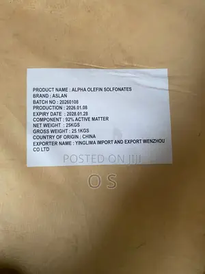Alpha Olefin Sulfonate - Industrial Chemicals