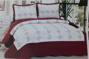 3-Piece Embroidered Queen Bedspread Set