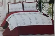 3-Piece Embroidered Queen Bedspread Set - 1