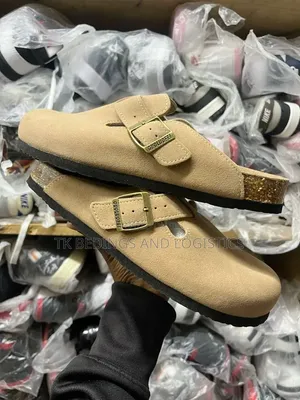 Birken Clogs Sandals - Suede Leather