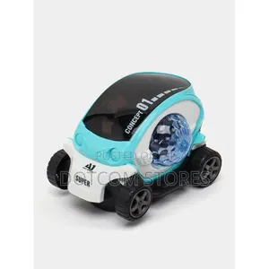 Future Car Bump and Go Toy with 4D Lights