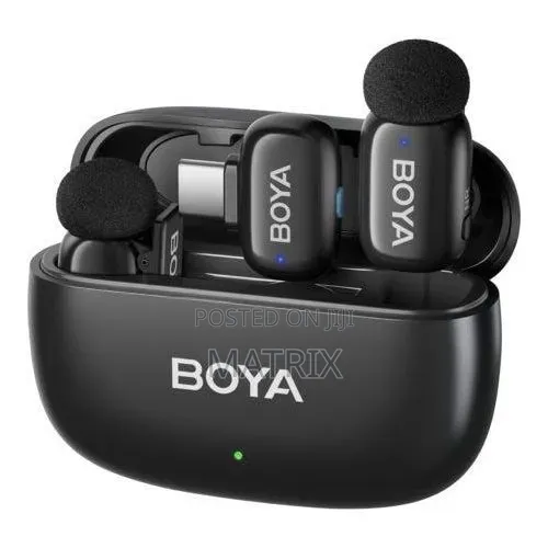 Boya BY-WM3D Mini 2 Wireless Lavalier Microphones for iPhone/Android - 1