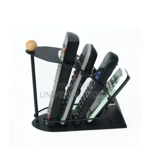Metallic Remote Organizer/Holder - Black