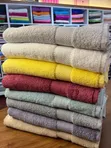 Premium Solid Cotton Bath and Hand Towel Set - 2
