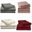 Stripped Pure Cotton Bedsheets - Multicolor - 1