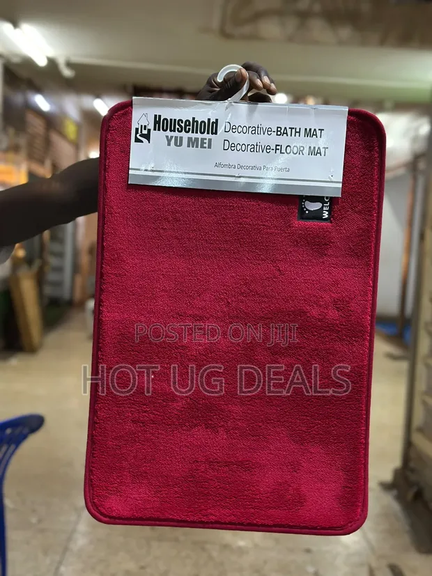 Rectangular Door Mats - Maroon - 1