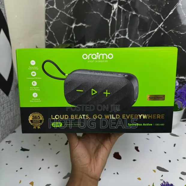 Oraimo SpaceBox Active 25W Wireless Bluetooth Speaker - 1
