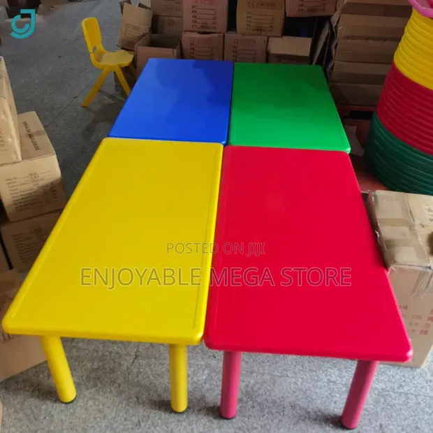 Kindergarten Kids Plastic Table 120cm x 60cm - 1