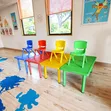 Brand New Plastic Kids Table and 6 Chairs Set - 1