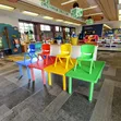 Brand New Plastic Kids Table and 6 Chairs Set - 2