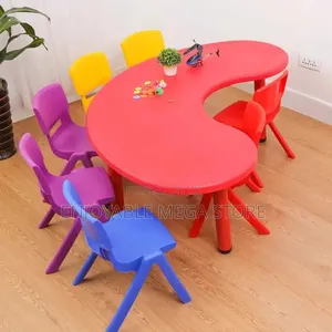 Brand New Kids Plastic Dining Table and Chairs Set