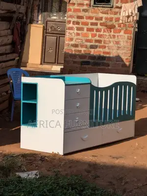 Modern Classic Baby Cot with Storage