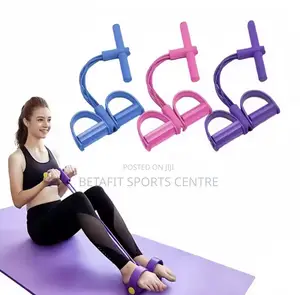 Brand New 4-Tube Foot Pedal Resistance Band