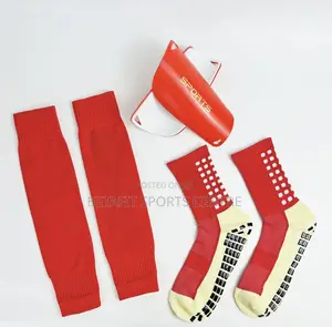 Brand New Soccer Grip Socks & Shin Guard Kit