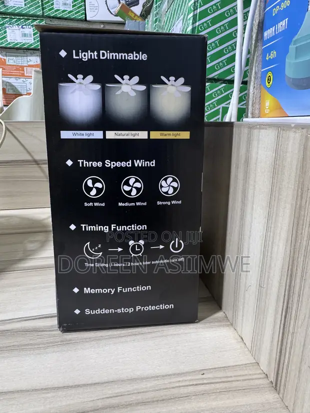 30W Flower Fan Bulb with Remote - 1