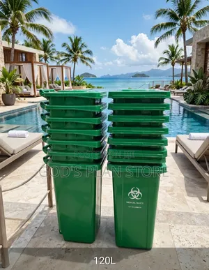 120 Litre Plastic Dust Bins for Clinics/Labs