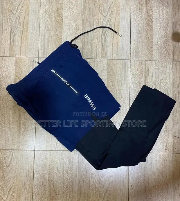 Original Nike Gym Shorts - Navy Blue - 1