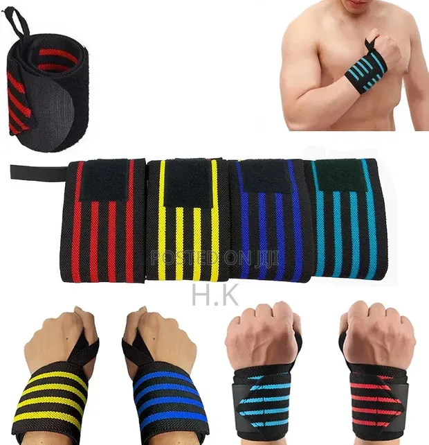 Power Weight Lifting Wrist Wraps - 1