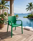 Boss Black Armrest Executive Plastic Chairs - 2