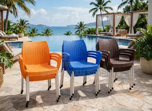 Boss 3-Color Rattan Plastic Chairs
