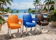 Boss 3-Color Rattan Plastic Chairs - 1