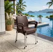 Boss 3-Color Rattan Plastic Chairs - 2