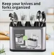 Brand New Stainless Steel Utensil Holder - 2
