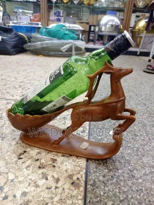 Deer Cart Wine Bottle Holder