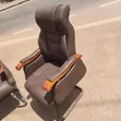 Brand New Executive Office Chair - Brown Leather - 1