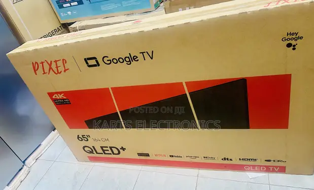 Pixel 65 Inch QLED 4K Android TV - 1