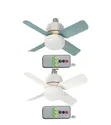 2-in-1 Mini Fan Light with Remote - 2