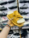 Crisscross Strap Slide Sandals - 1
