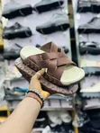 Crisscross Strap Slide Sandals - 3