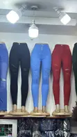 A&D Women's Black Skinny Jeans - 2