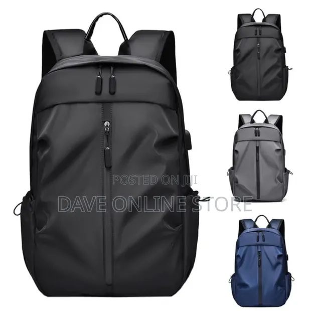 Minimalist Water-Resistant Tech Backpack - 1