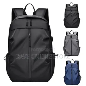 Minimalist Water-Resistant Tech Backpack
