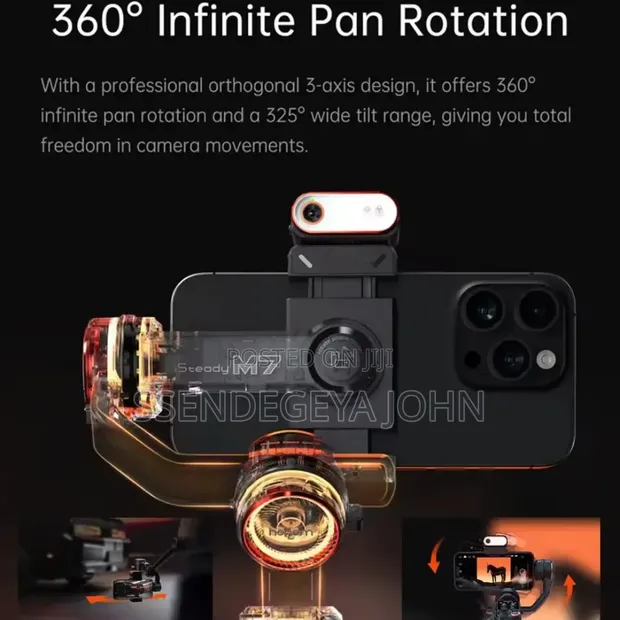 Hohem iSteady M7 3-Axis Gimbal with AI Tracking - 1