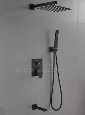 Concealed Shower Mixers - Black & Silver