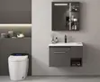 Brand New Basin Cabinet with Mirror - 3