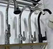 Brand New Steel Kitchen Sink Taps & Mixers - 1
