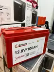 GoPower 12.8V 100Ah LiFePO4 Lithium Solar Battery - 2
