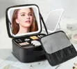 Smart Travel Makeup Bag with LED Mirror - 2