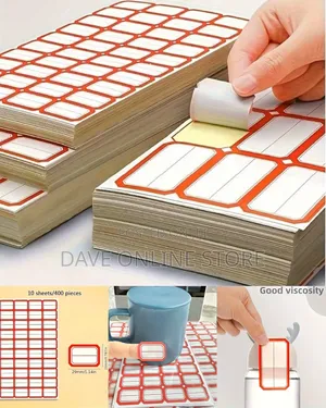Pack of Self-Adhesive Price and Classification Labels