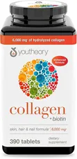 Youtheory Collagen Plus Biotin, 390 Tablets - 2