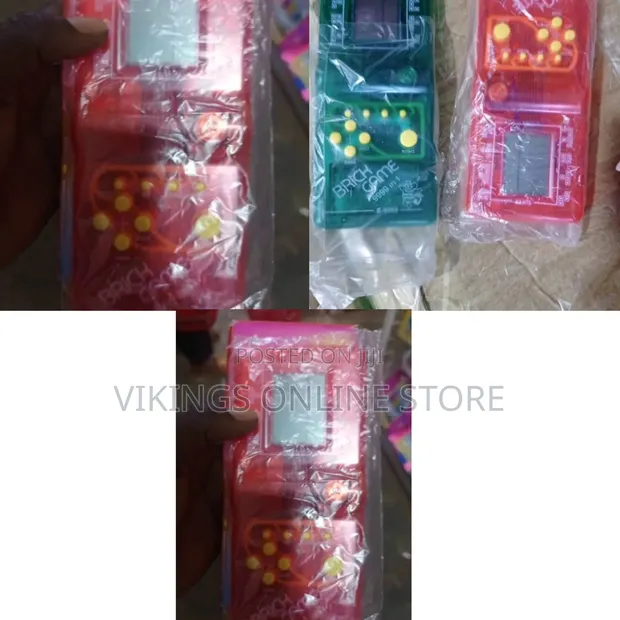 Transparent Brick Game 9999-in-1 Handheld Retro Console - 1