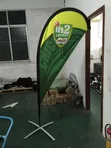 3m Teardrop Flag Stand - 2