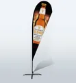 3m Teardrop Flag Stand - 5