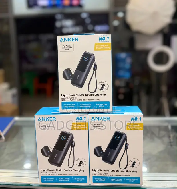 Anker Zolo Power Bank (25,000mAh, 165W) - 1