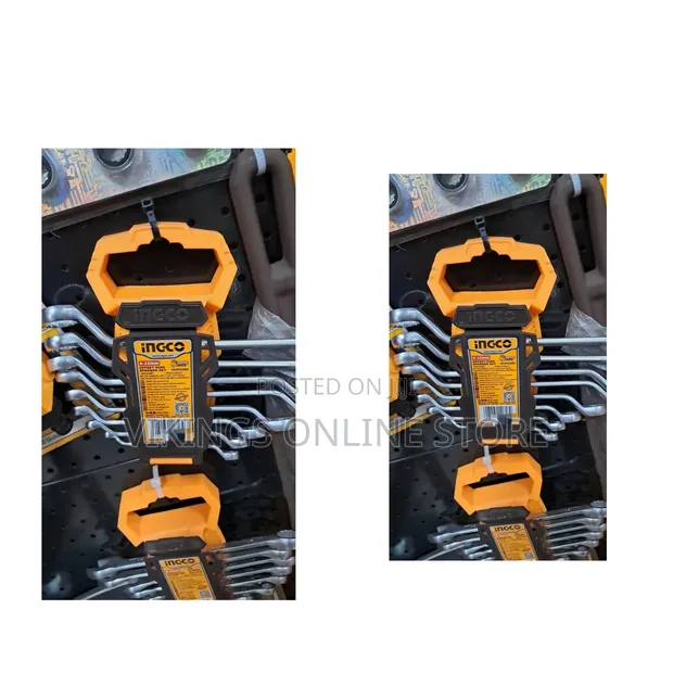 INGCO HKSPA3088 8-Piece Offset Ring Spanner Set - 1