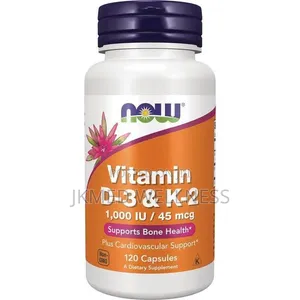 NOW Foods Vitamin D3 & K2 - Bone & Heart Health